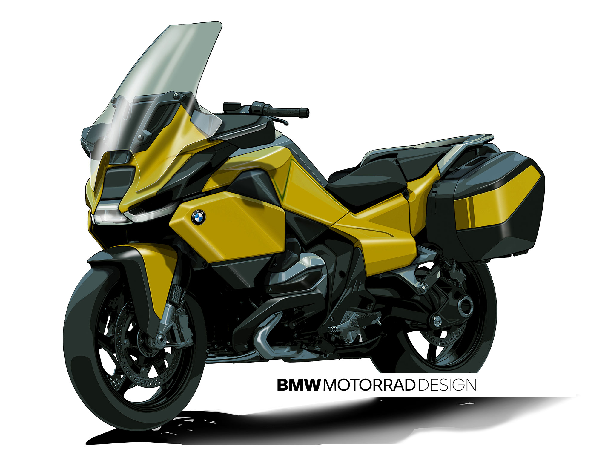 サイ The 2022 BMW R 1250 RT and the 2022 Kawasaki Concours 14 are both