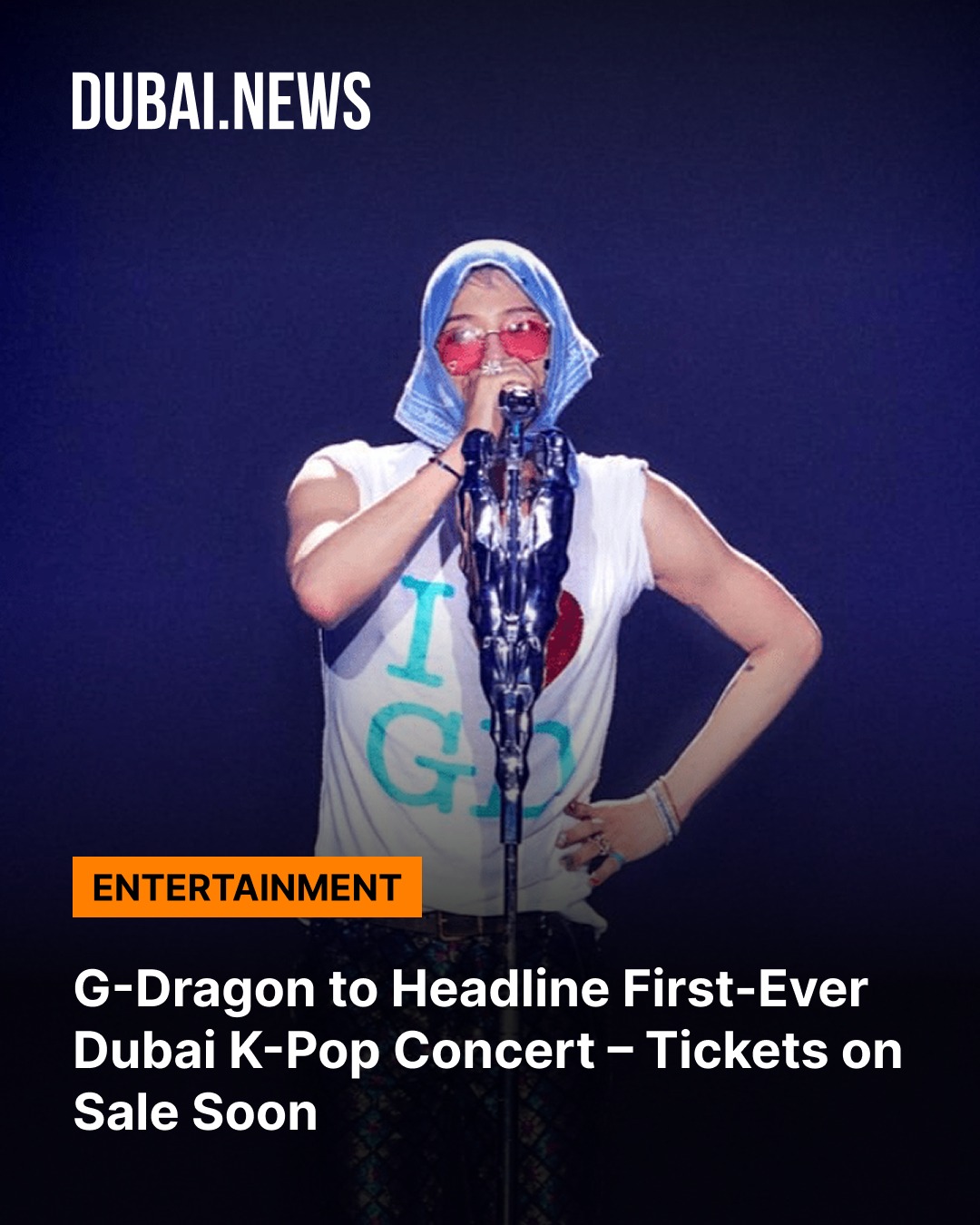 G-Dragon will headline the one-day Krazy Super Concert festival at