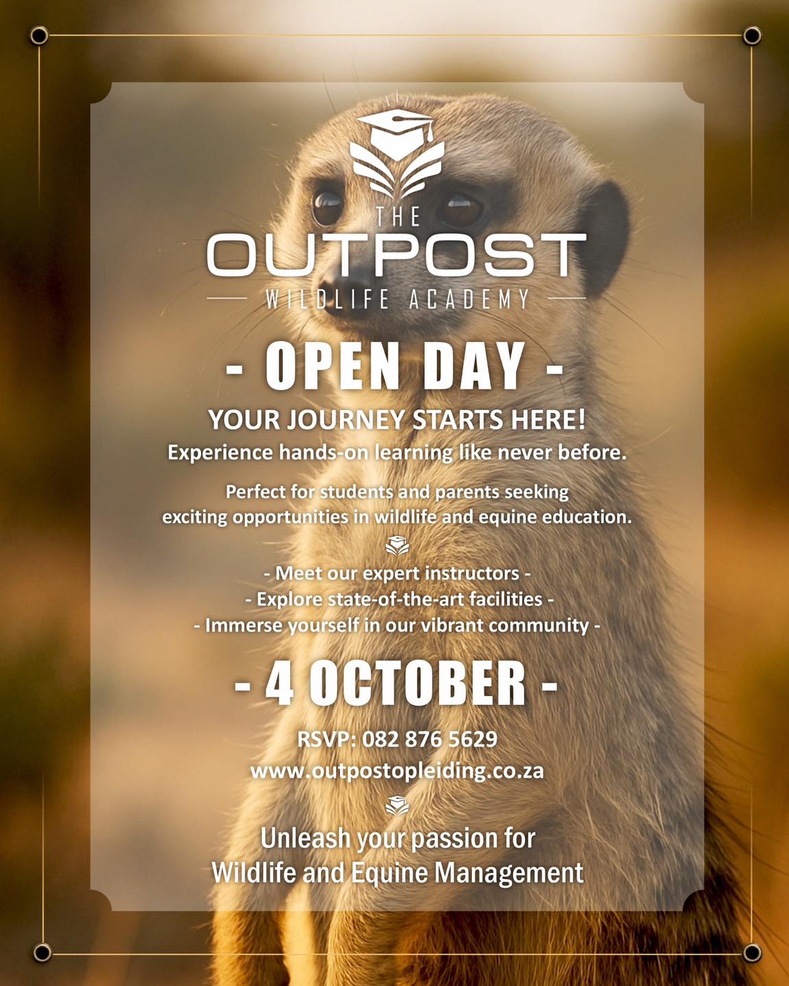 🌿🐴 YOU’RE INVITED! 🐾🌳 Join... - The Outpost Wildlife Academy | Facebook