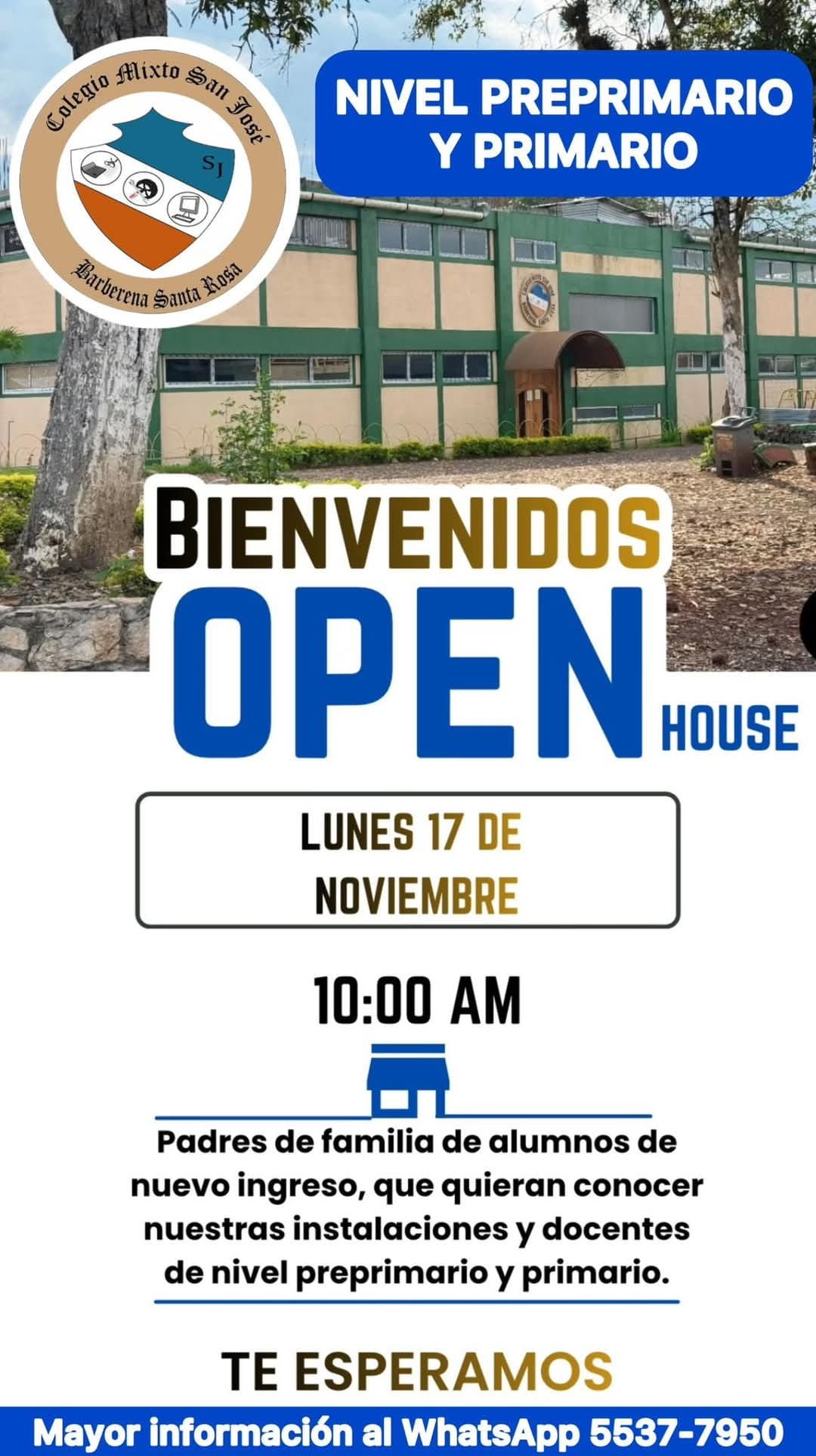 VISOR - COLEGIO MIXTO "SAN JOSÉ", BARBERENA, SANTA ROSA ATENCIÓN PADRES ...