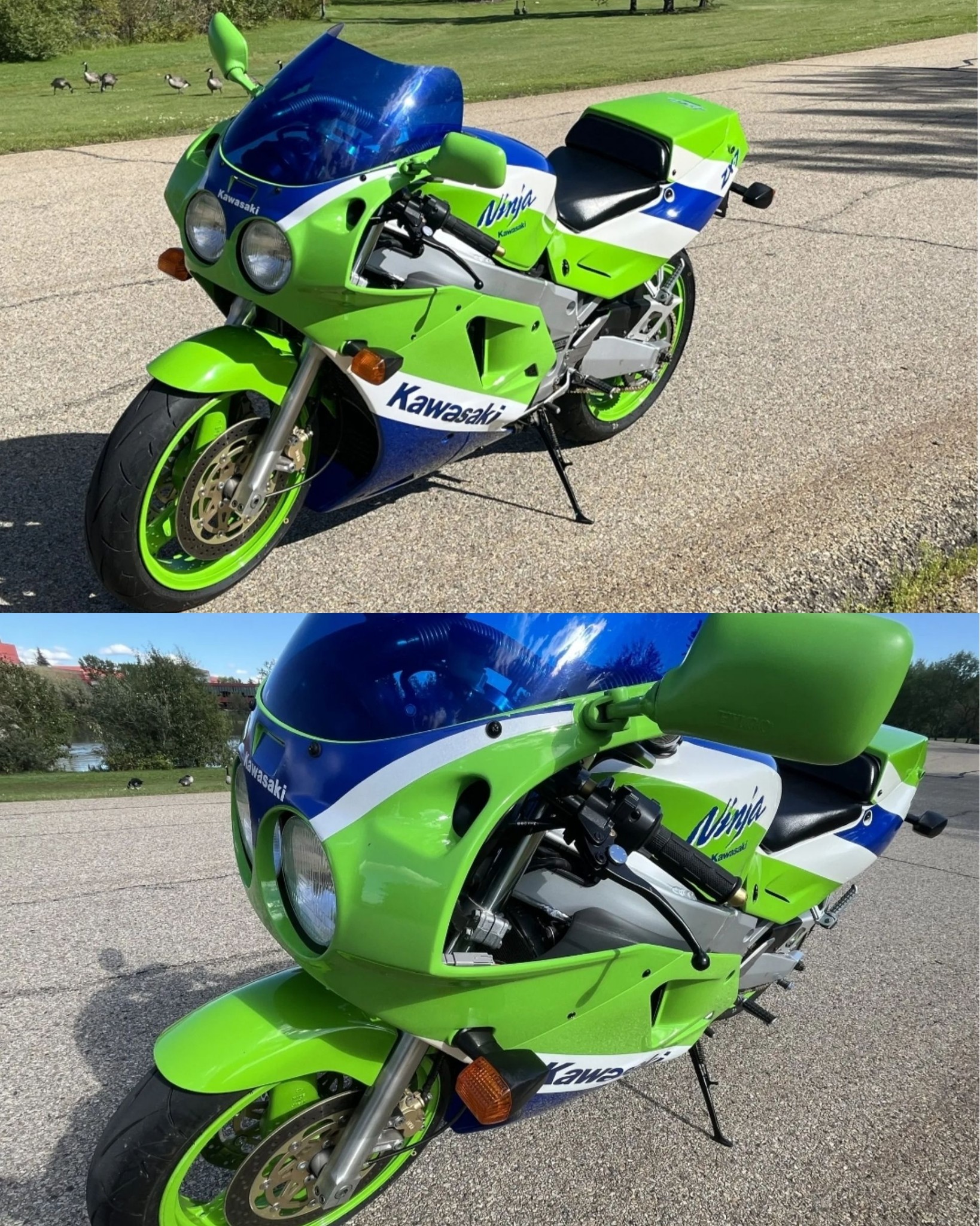 Kawasaki ZX 750. Superbike 1994. 청능자반축 明動 Kawasaki XEROX