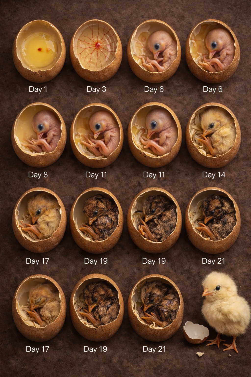 Sprout - The 21-Day Chicken Embryo Development Process The development ...