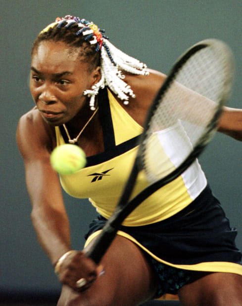 Young tennis stars in 1990 US Open final
