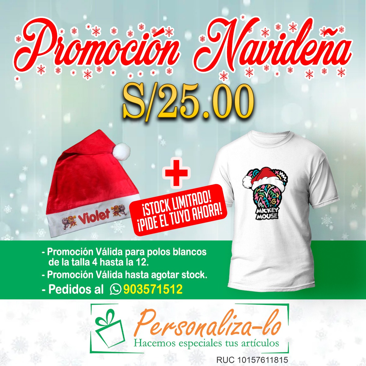 Personalizalo-Huacho - ¡La Navidad llegó con una promo que no puedes ...