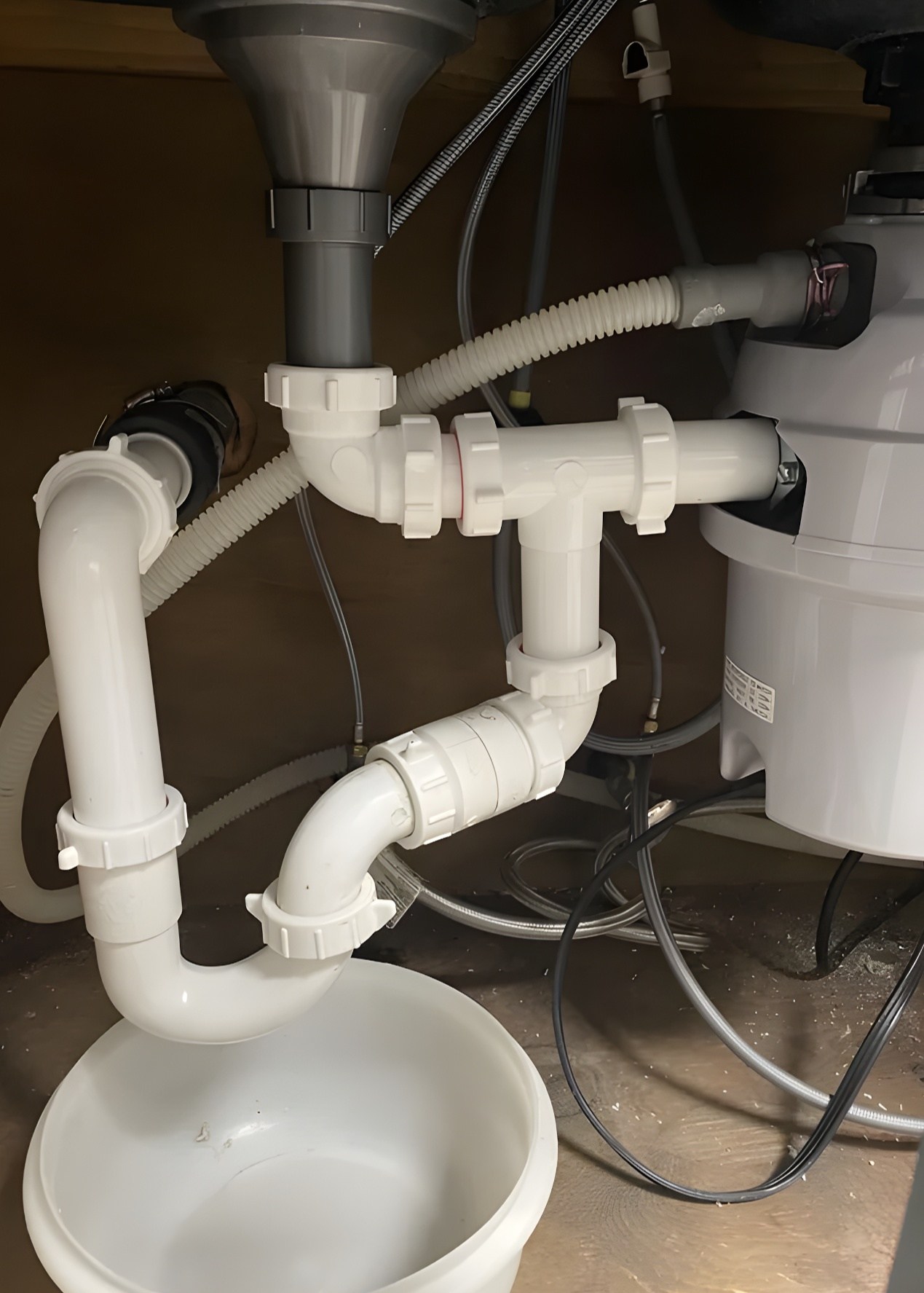 replumb - P-trap lower than drain pipe | Facebook