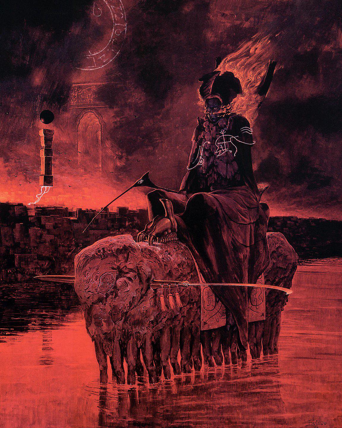 Wayne Barlowe is the artist. Google 
