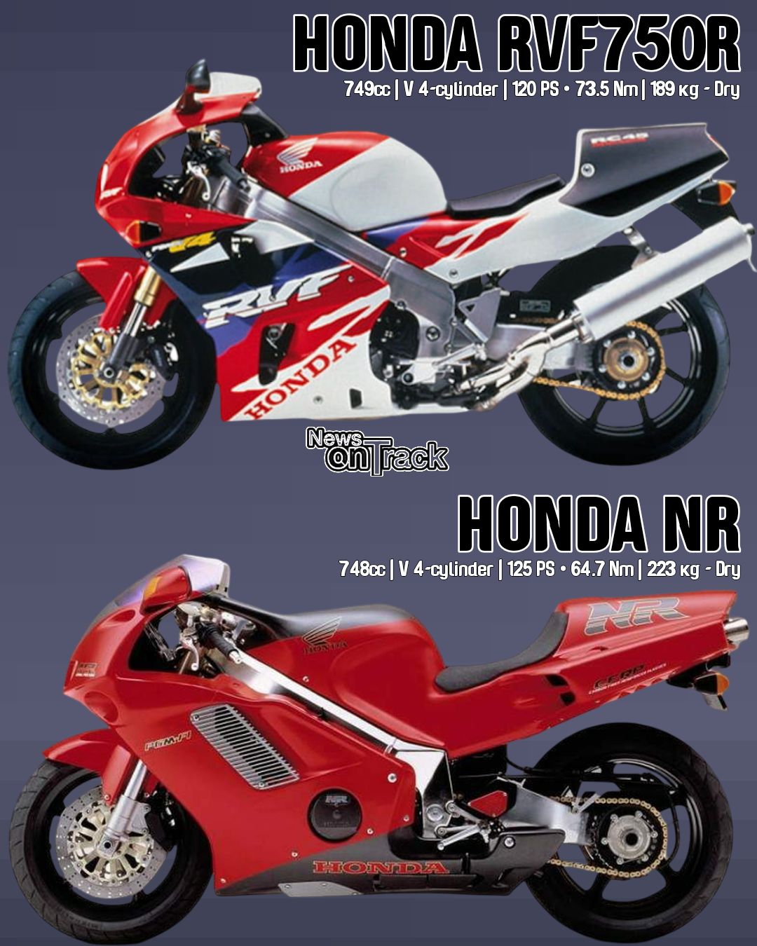 Kawasaki ZXR750R vs Honda NR 🔥🔥🔥 The Kawasaki ZXR750R and the
