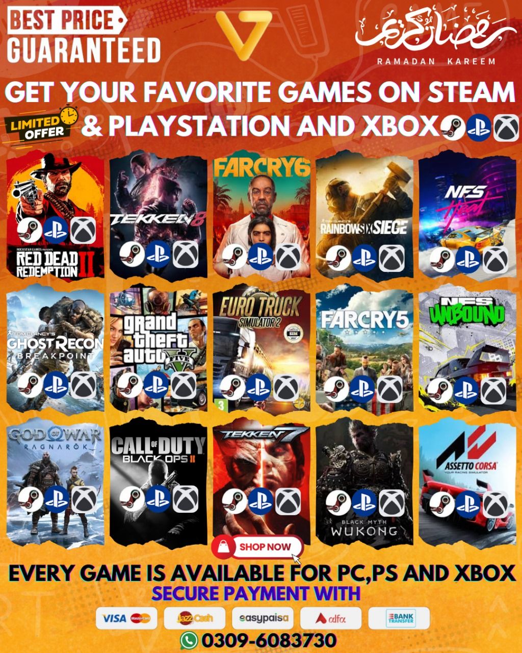 🎮𝗣𝗢𝗣𝗨𝗟𝗔𝗥 𝗣𝗦𝟱 𝗚𝗔𝗠𝗘𝗦 𝗥𝗘𝗦𝗧𝗢𝗖𝗞 . 🎁𝗘𝗻𝗷𝗼𝘆