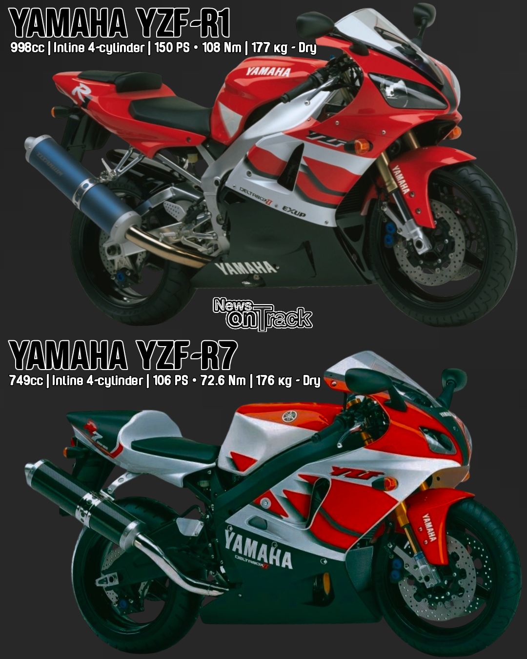Emotional Addict セット Born from the same late '90s golden era of sportbike design, the