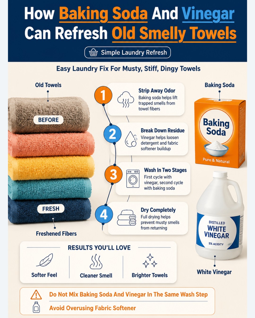 how to remove mildew smell from towels