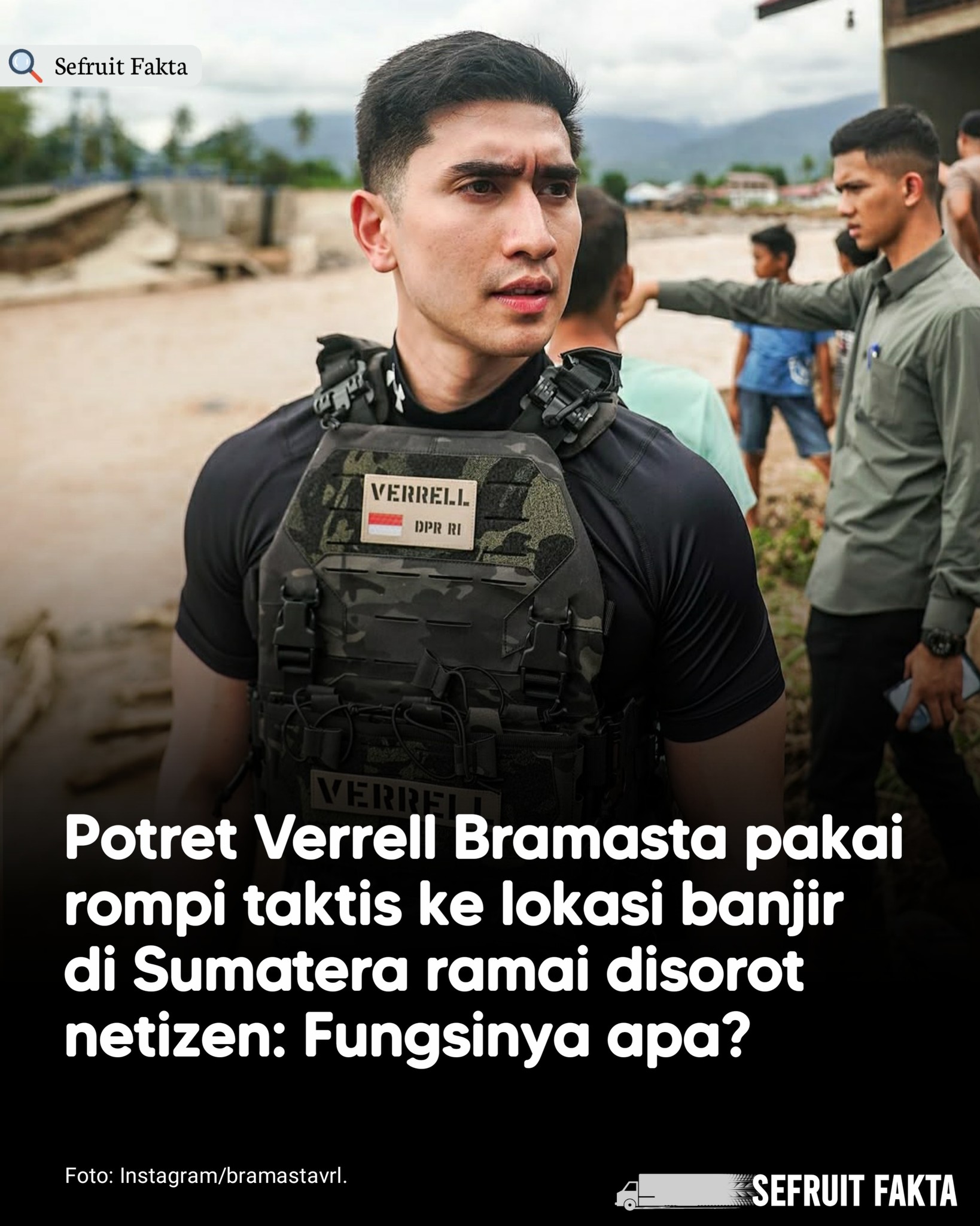 Sefruit Fakta - Kehadiran Verrell Bramasta di lokasi... | Facebook
