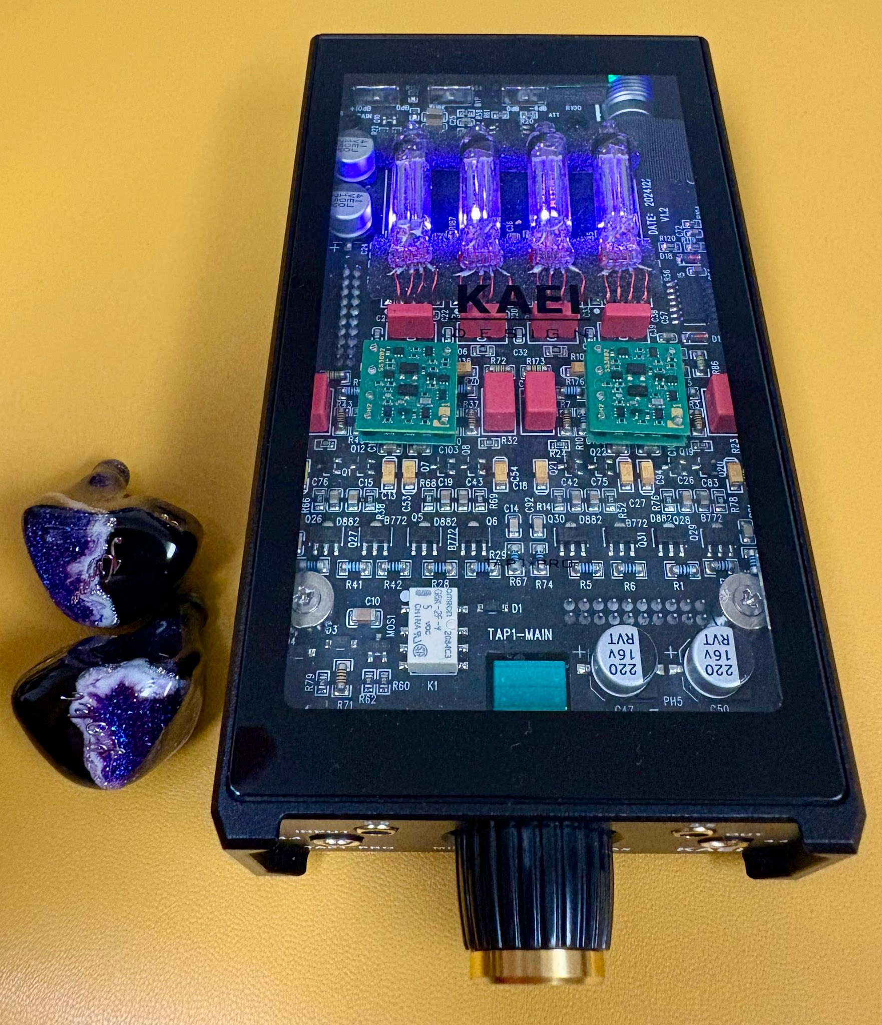 Topping DX1 DAC/Amp per cuffie di formato compatto, colore: Nero