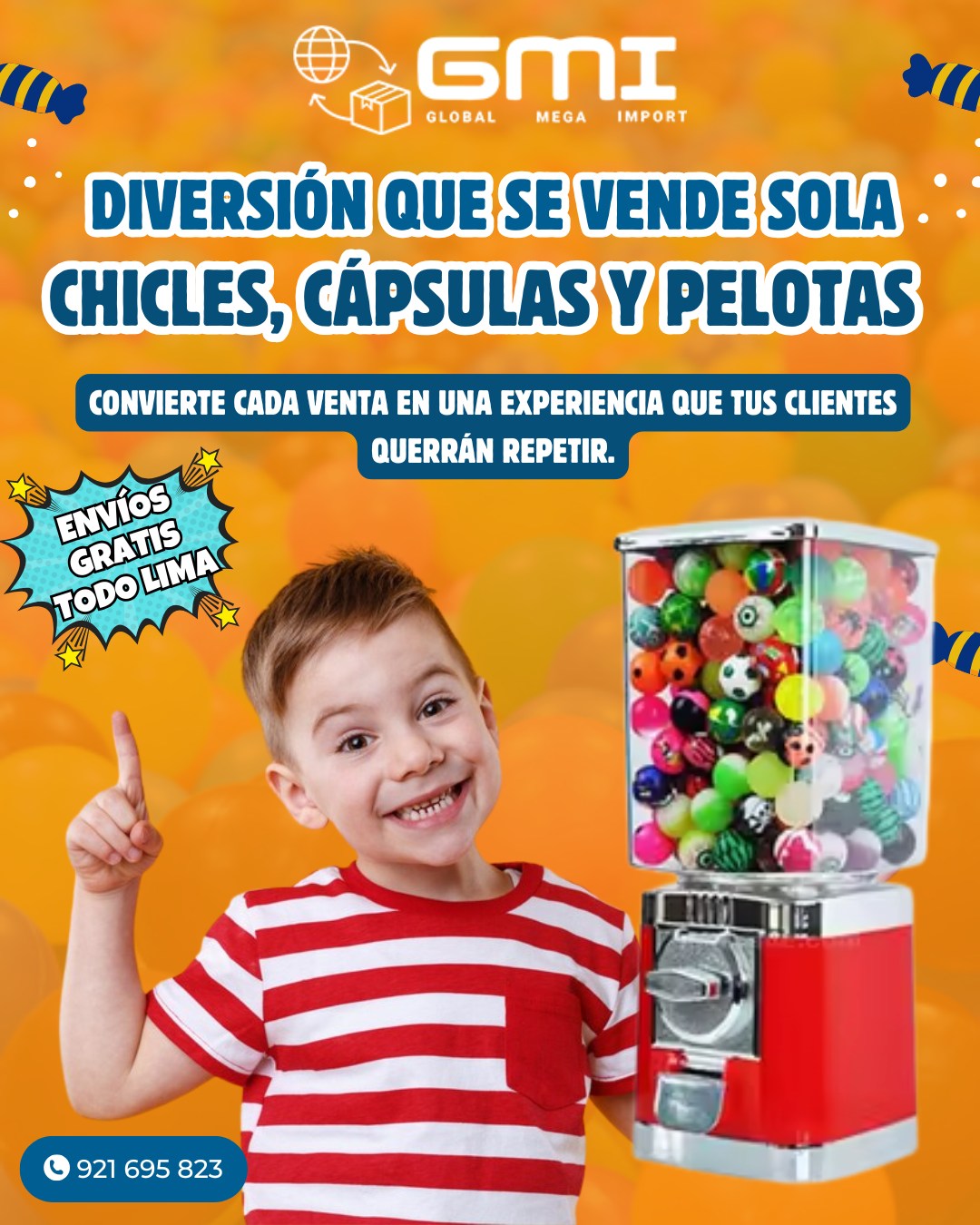 Global - 🚀 ¡Transforma cualquier rincón en un negocio rentable! Chicles ...