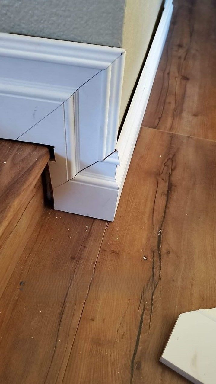 Gpr3 - It might be nice if the trim made a good fit around the stairs ...