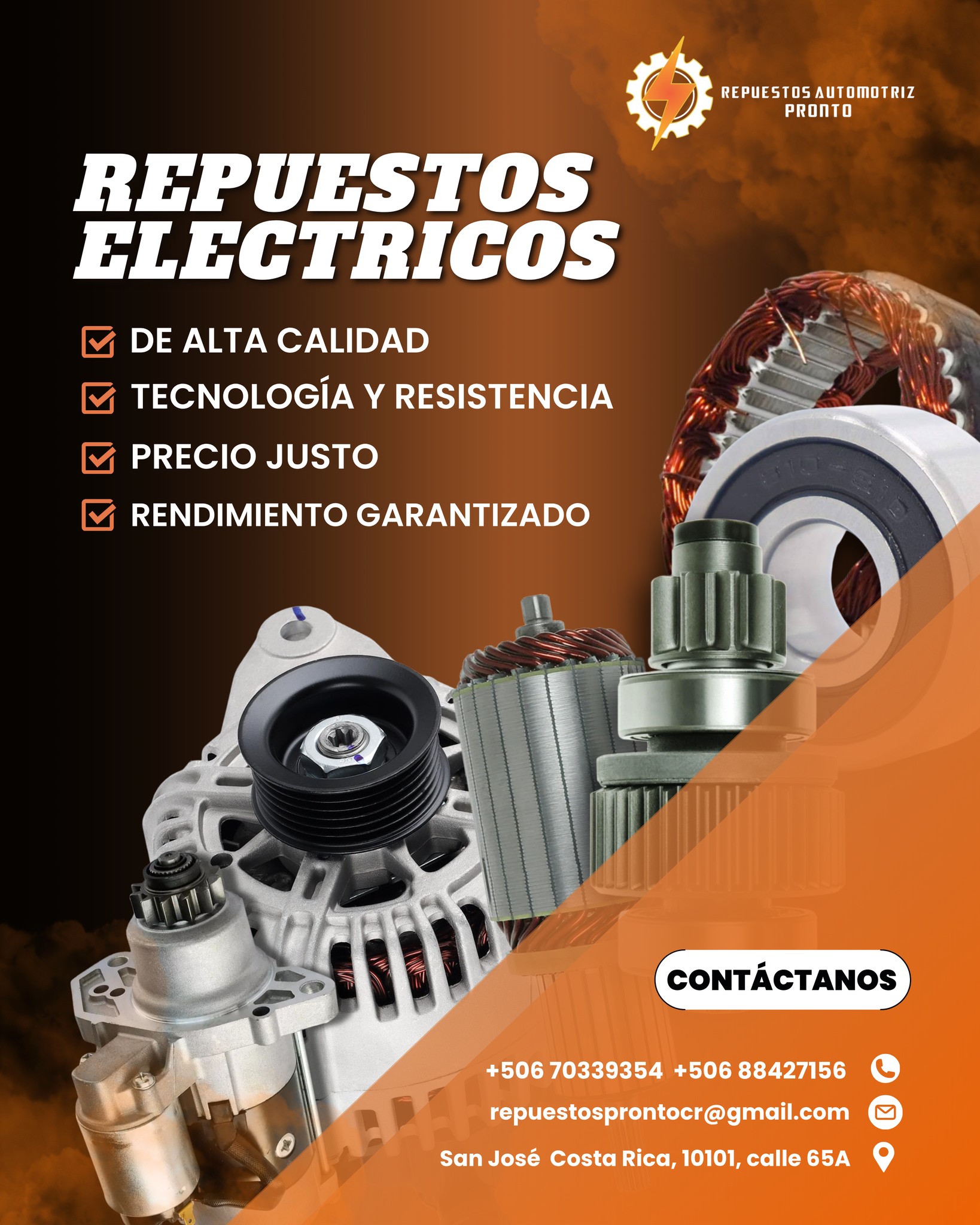 Pronto - Repuestos Eléctricos Automotriz | San José