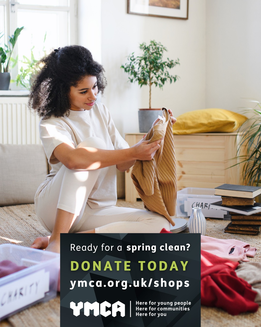 YMCA - Spring Clean and Donate! 🌸 Spring is here, and it's the perfect ...