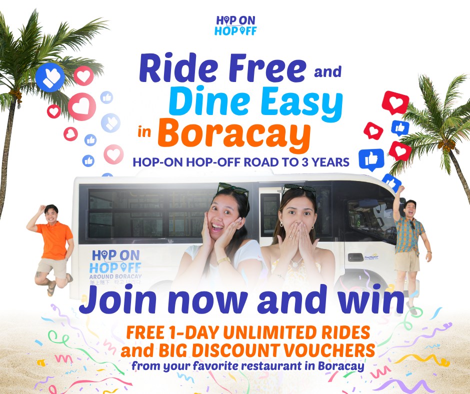 WIN Free 1-Day Unlimited... - Hop-On Hop-Off Around Boracay | Facebook