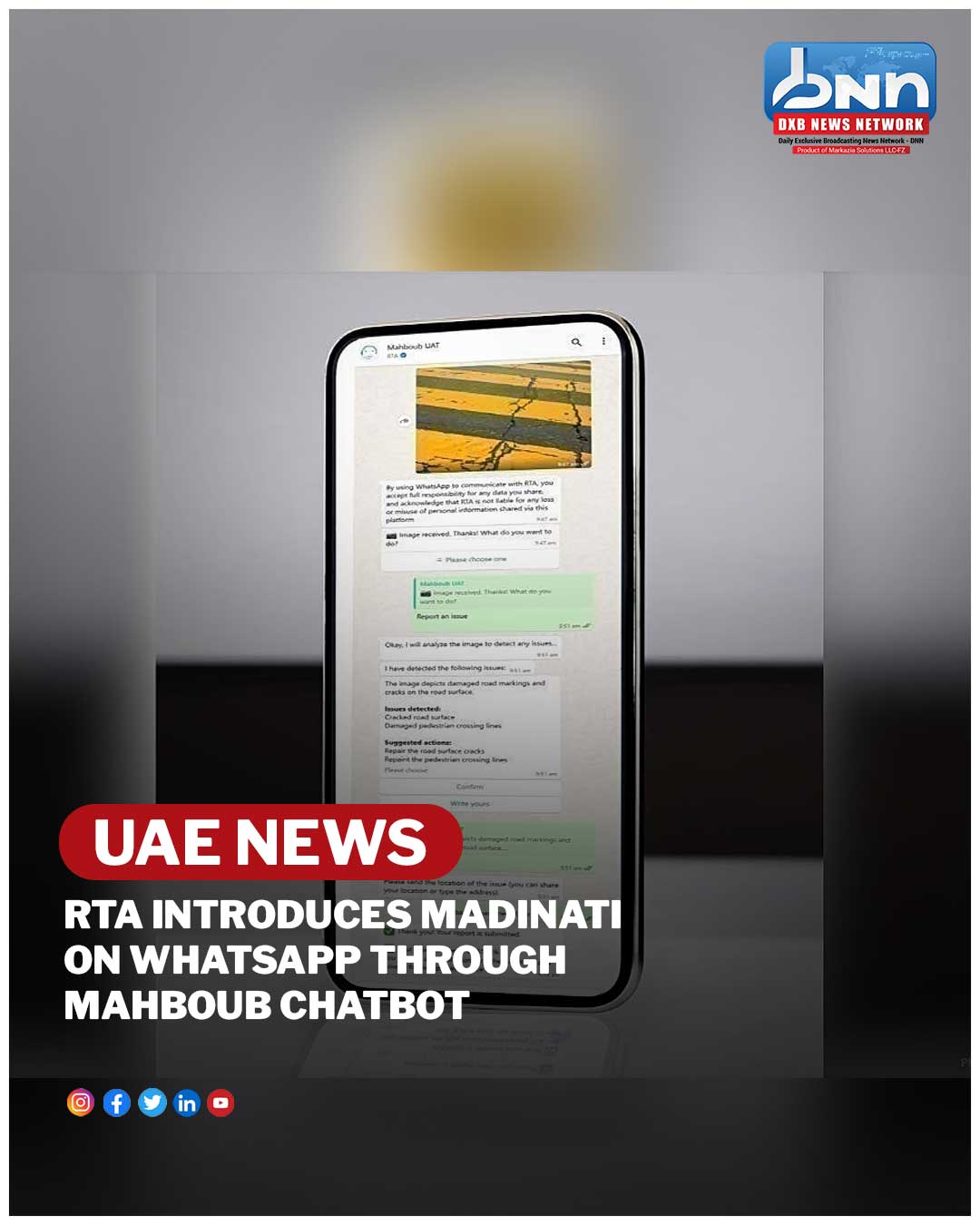 DXB - Dubai’s RTA launches Madinati via Mahboub chatbot on WhatsApp ...