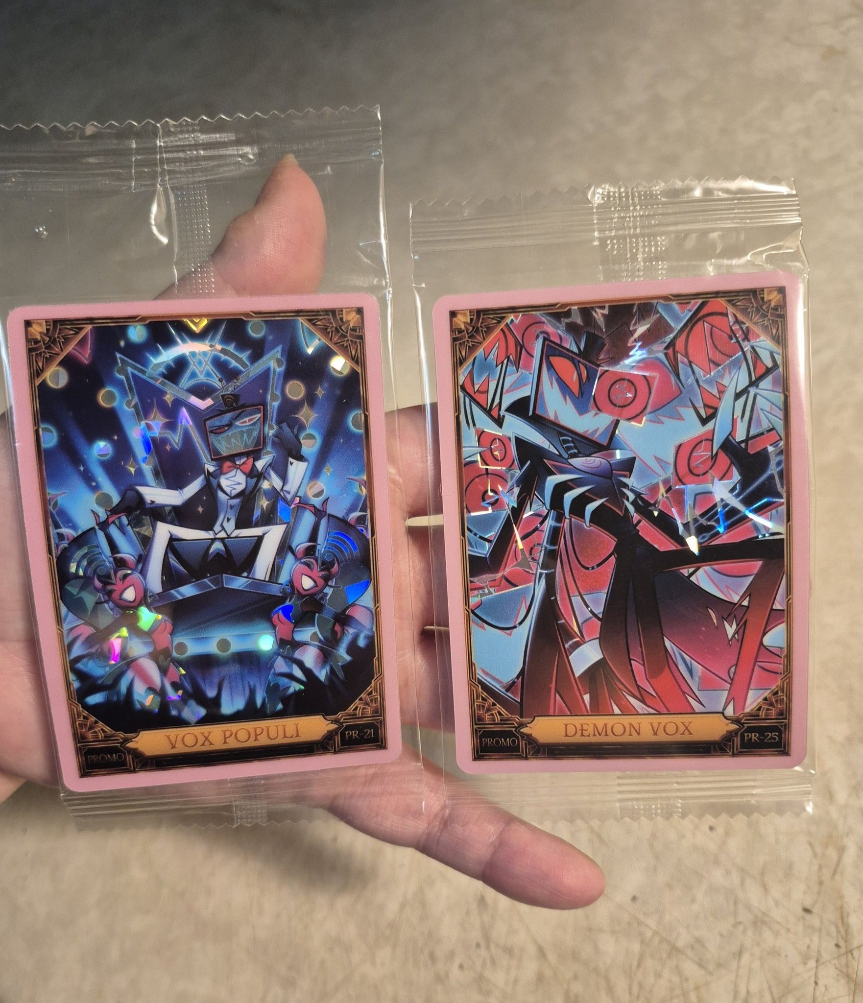 Hazbin Hotel Trading Card Entry Results: Vox Populi Cracked Ice