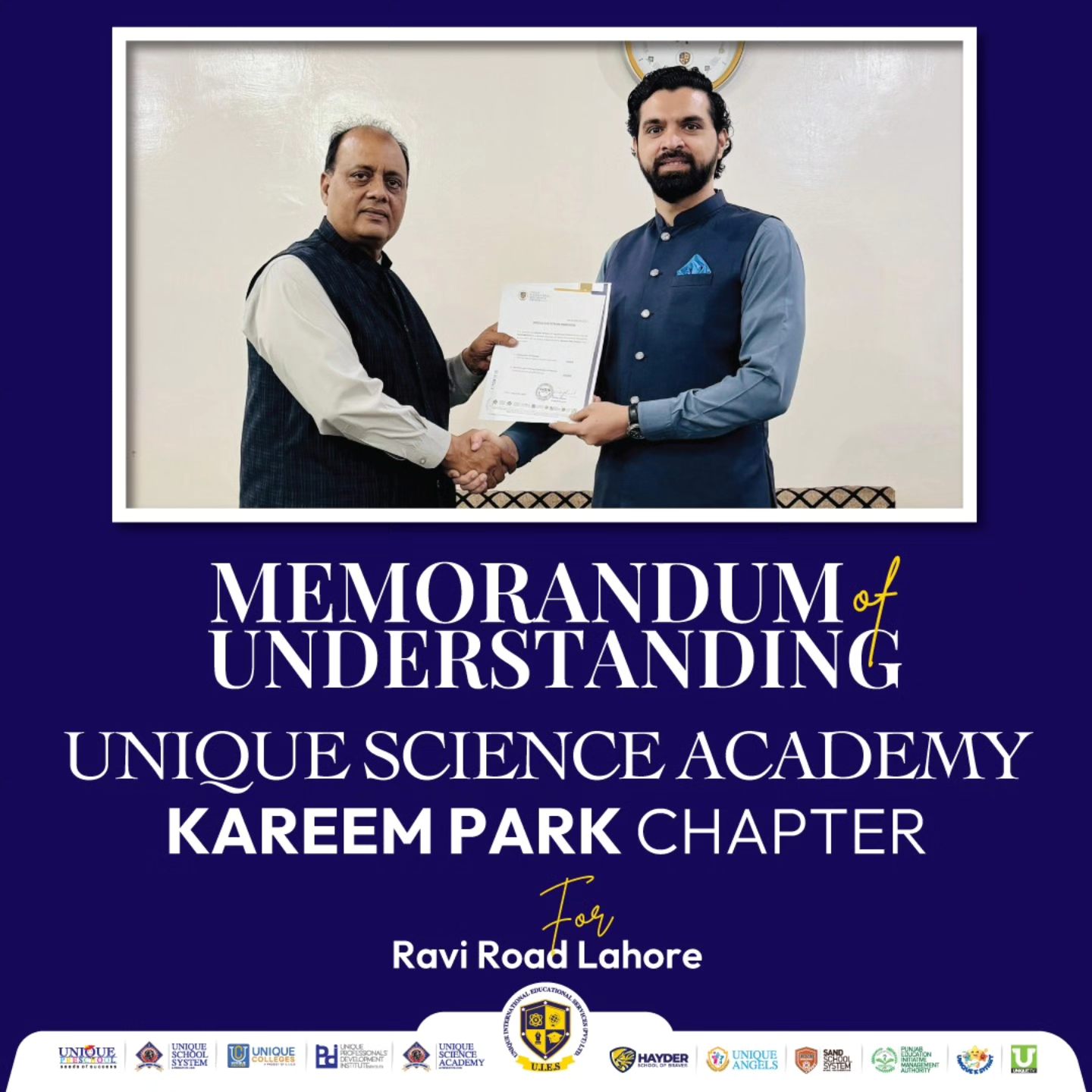 Unique - 🤝 Memorandum of Understanding Signed! We proudly announce a ...