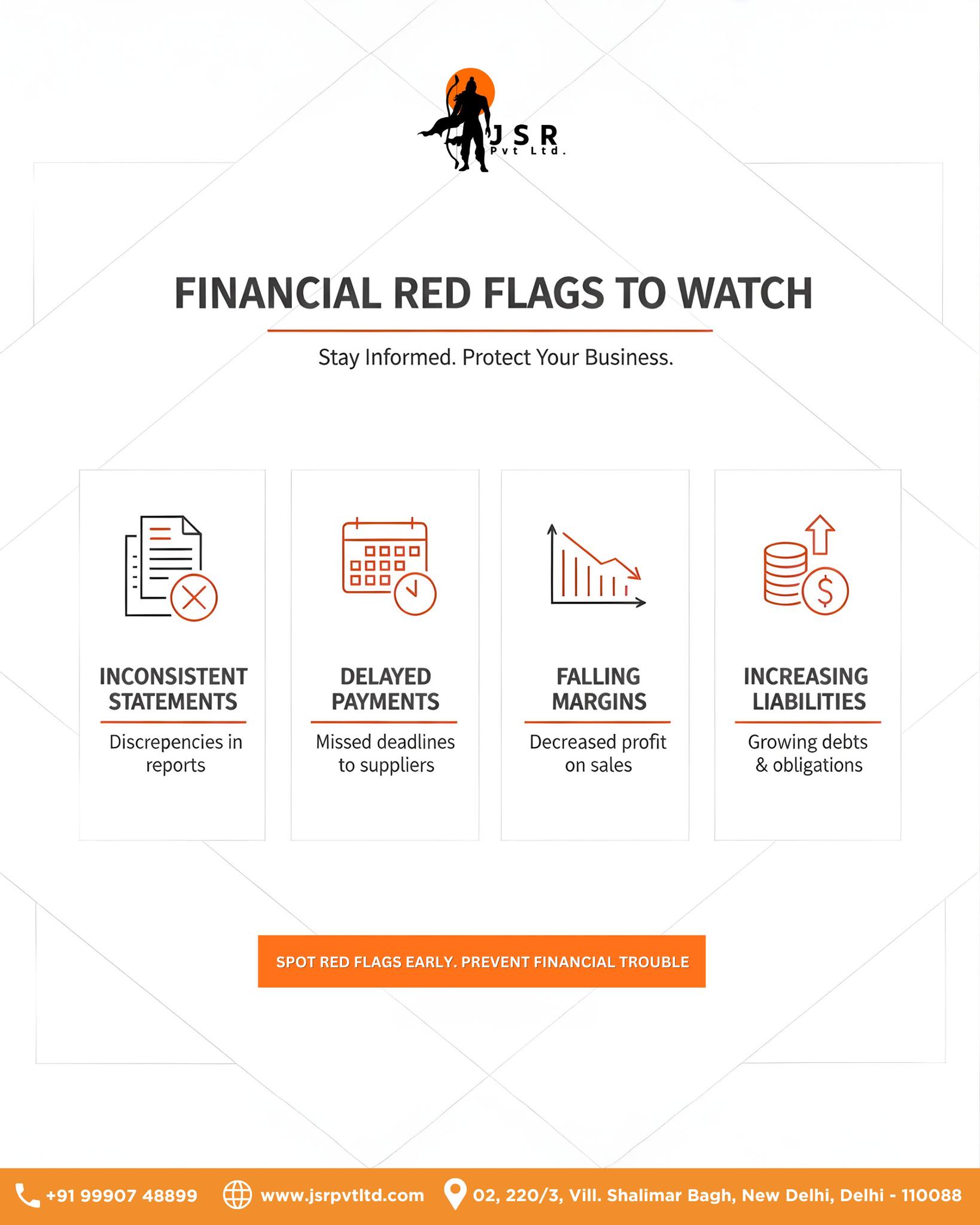 JSR - Key Financial Red Flags 🚨📉 Financial red flags are early warning ...