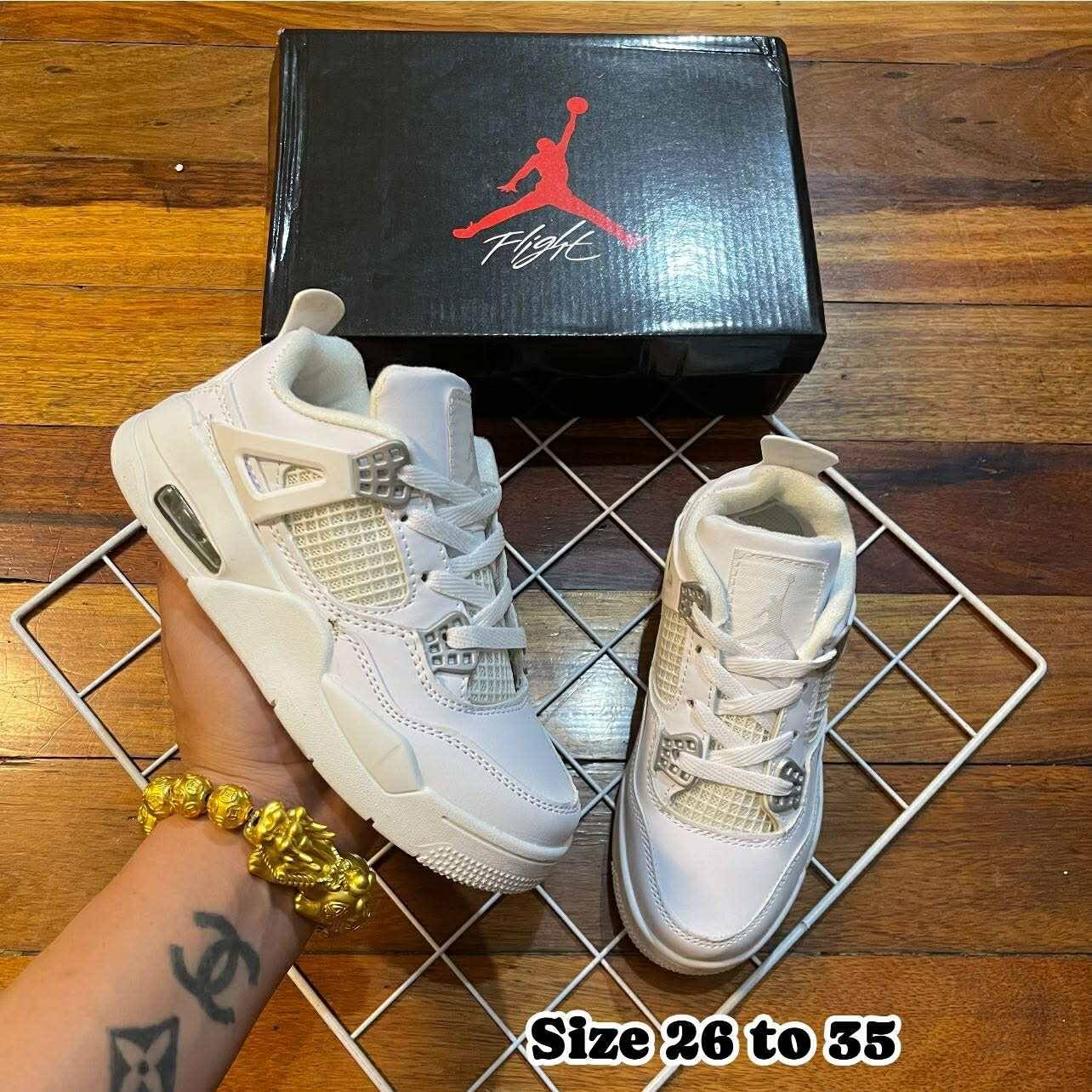 AIR JORDAN IV for kids ? ▫️ available size 25-35 ▫️ standard 