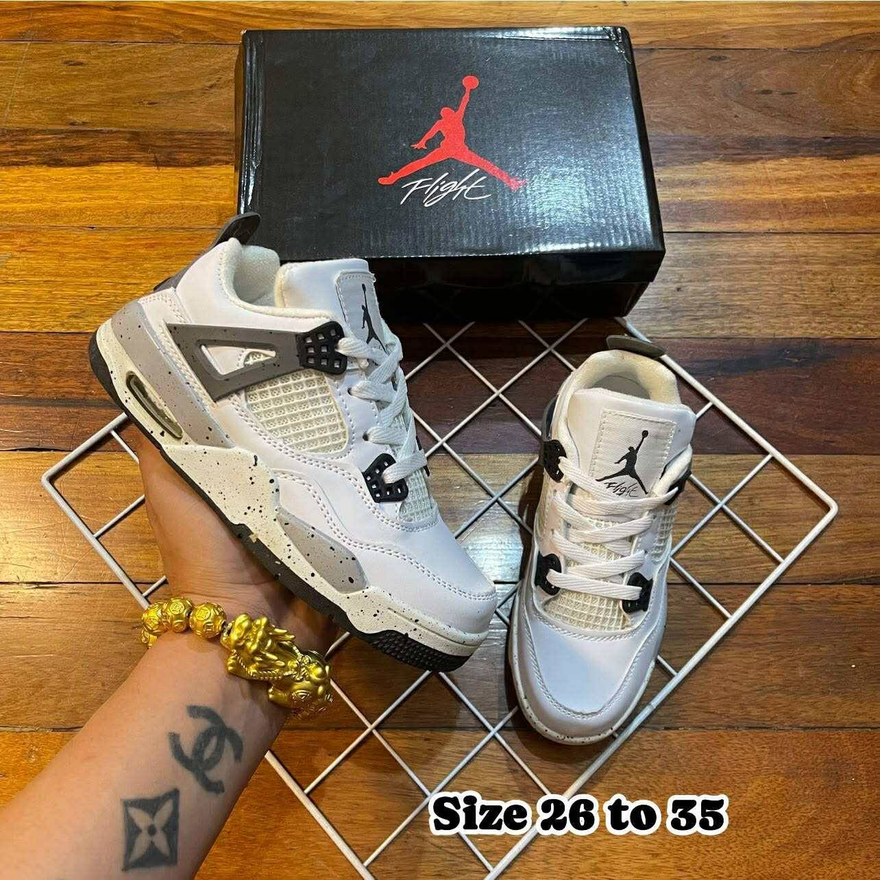 AIR JORDAN IV for kids ? ▫️ available size 25-35 ▫️ standard 