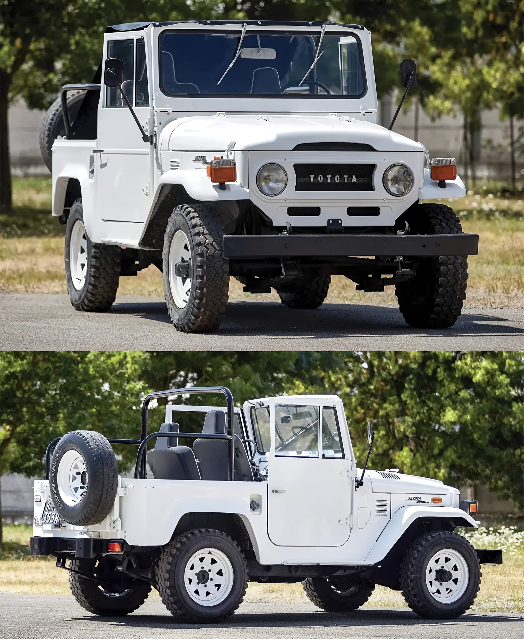 No task is too tough for this one. 1974 Toyota FJ-40 Land Cruiser