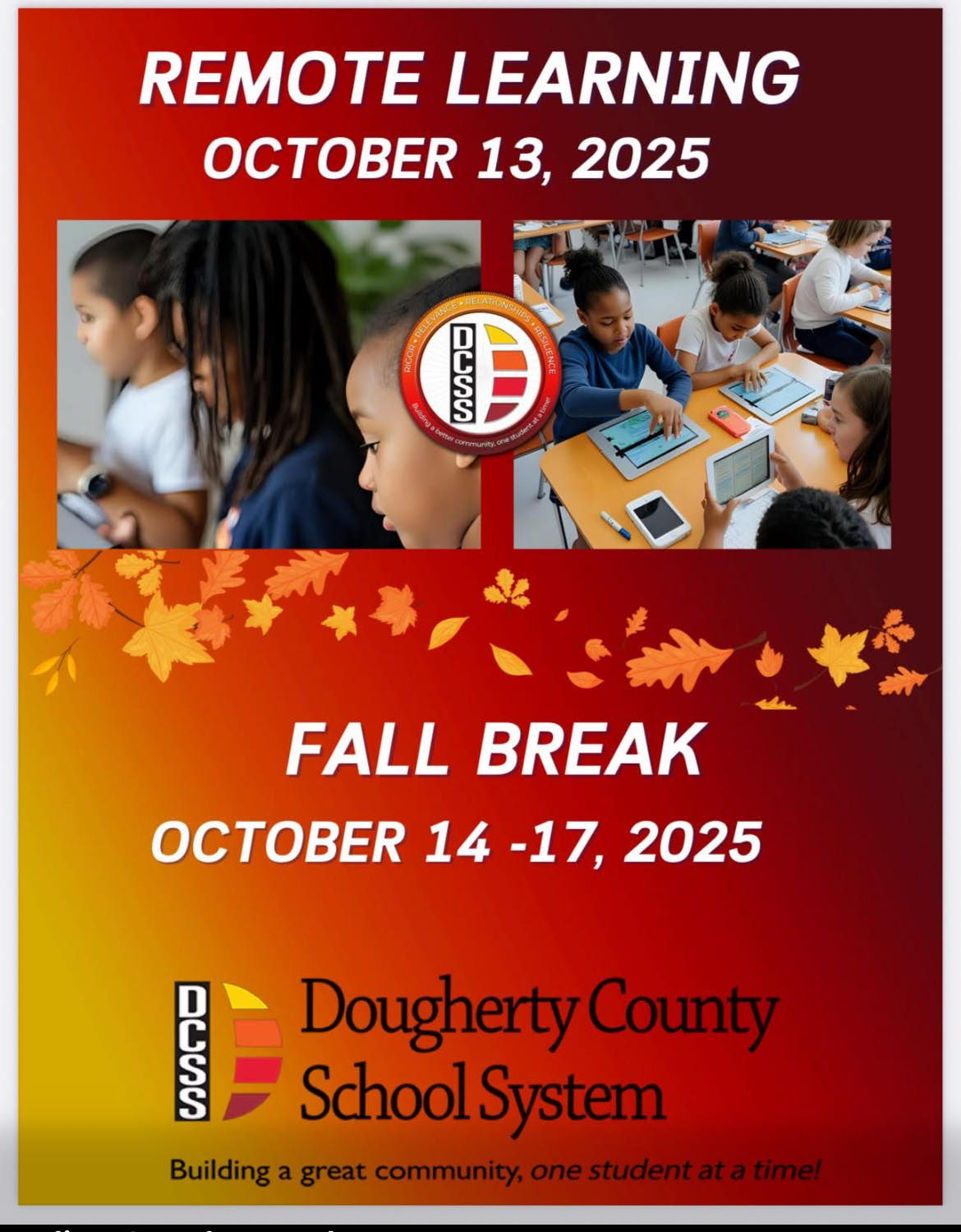 DCSS - DCSS students, families, faculty, and staff: Enjoy “Fall ...