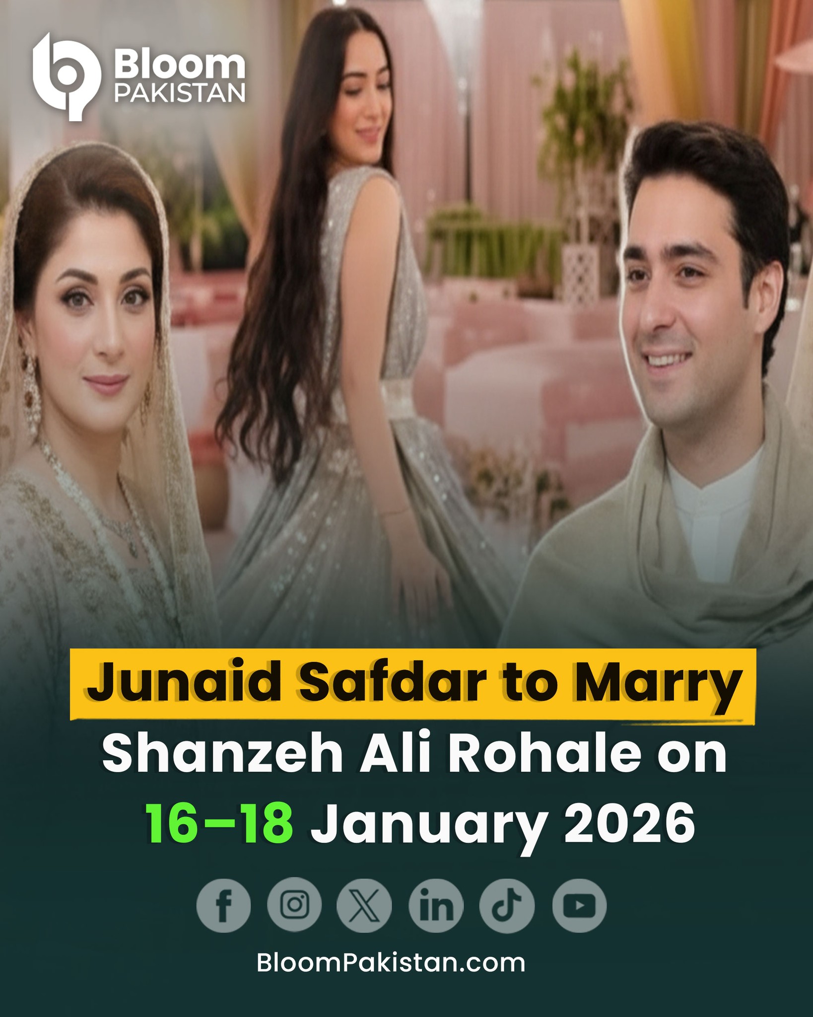 Bloom Pakistan - Junaid Safdar, son of former Prime... | Facebook
