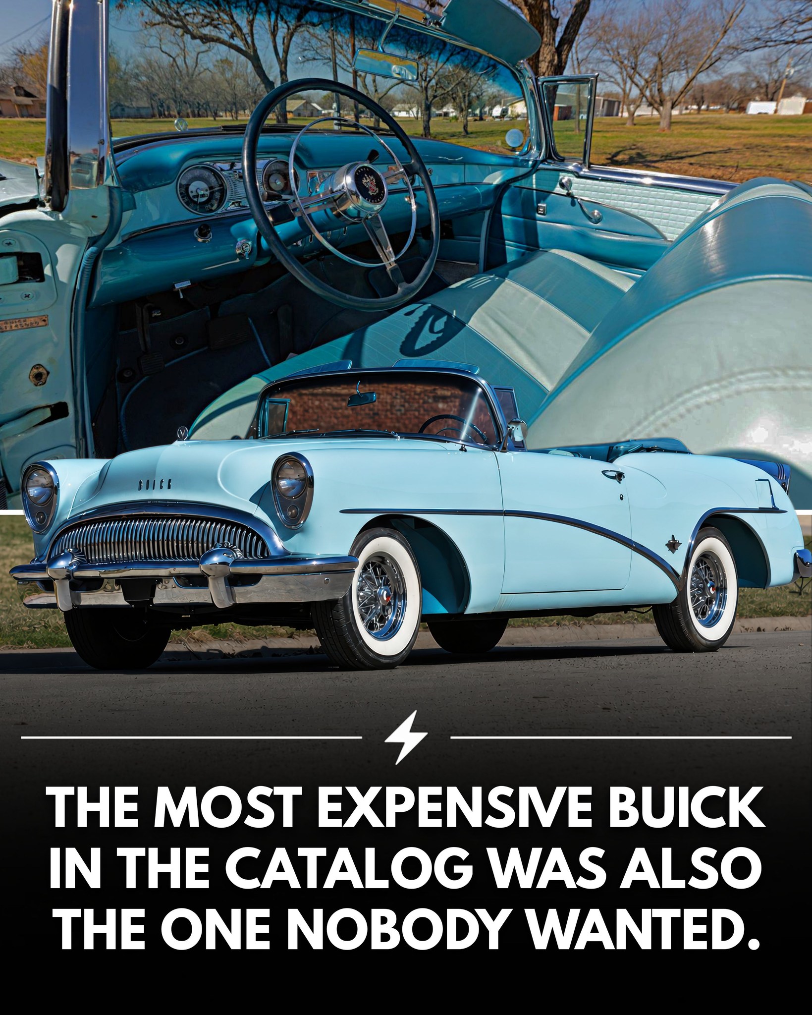 Walking into a dealership in 1954 and spending $4,483 on a Buick