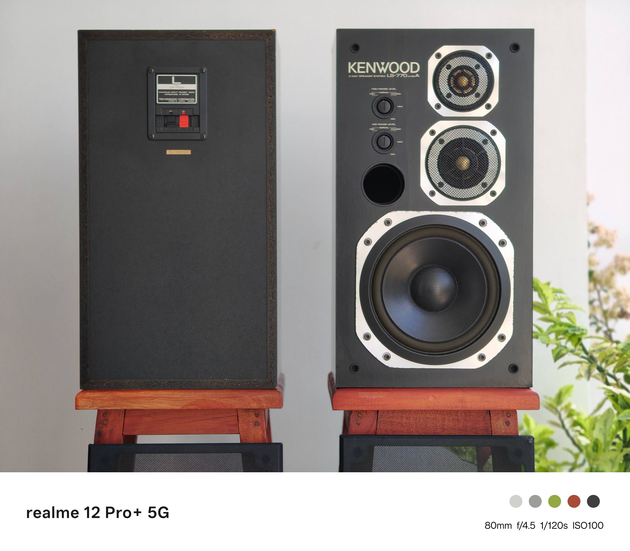 KENWOOD LS770 Class A 3Way Speaker System . ▫️️Direct Imported