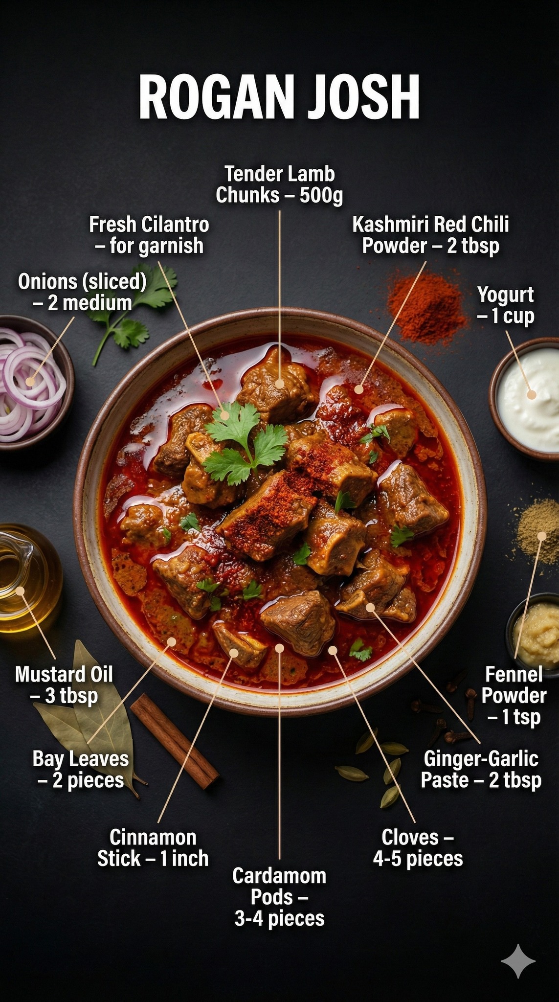 ROGAN JOSH Ingredients Lamb – 500g... - Everyday FoodLife | Facebook