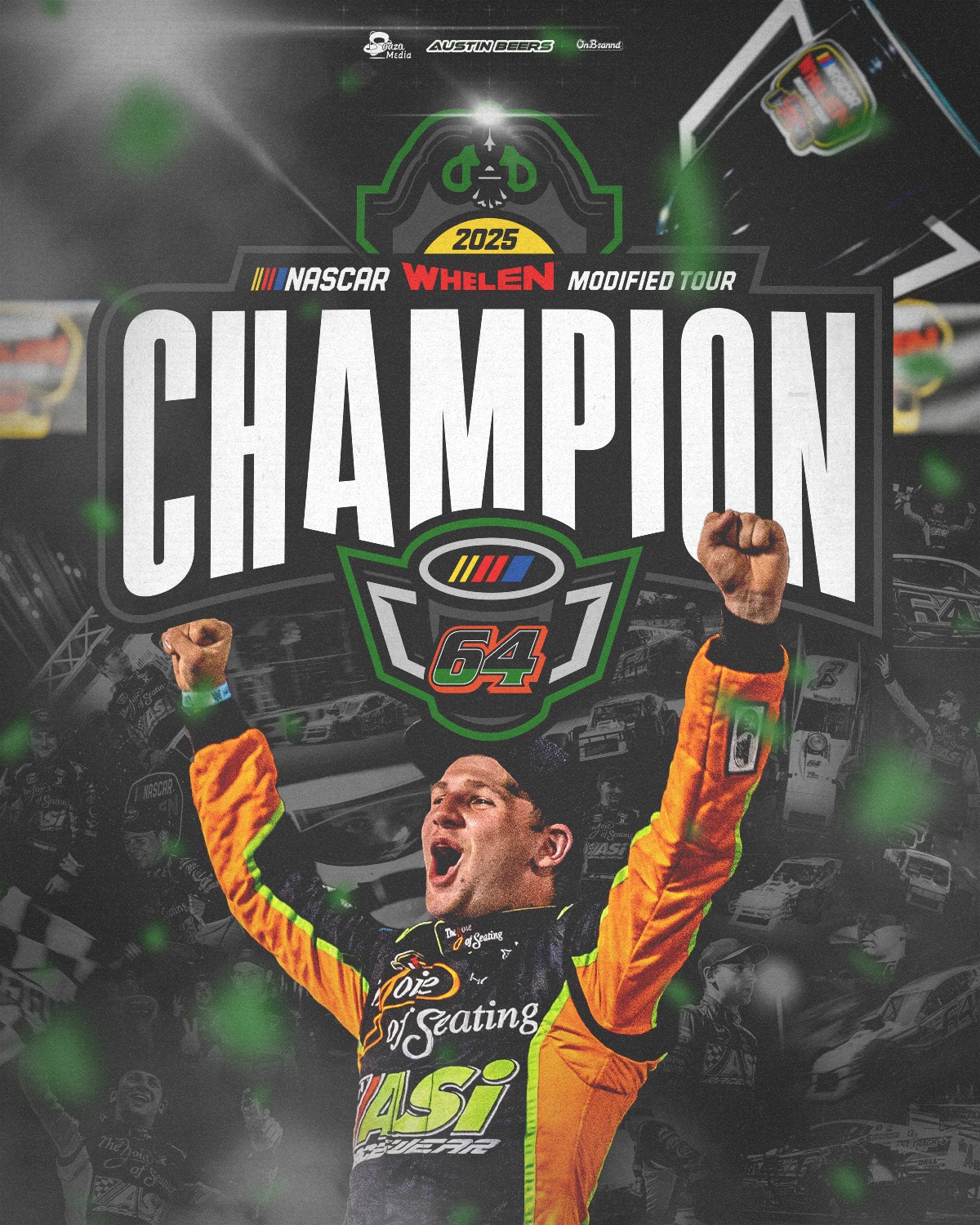 Austin - Still feels surreal. 🏆 Won the NASCAR Whelen Modified Tour ...