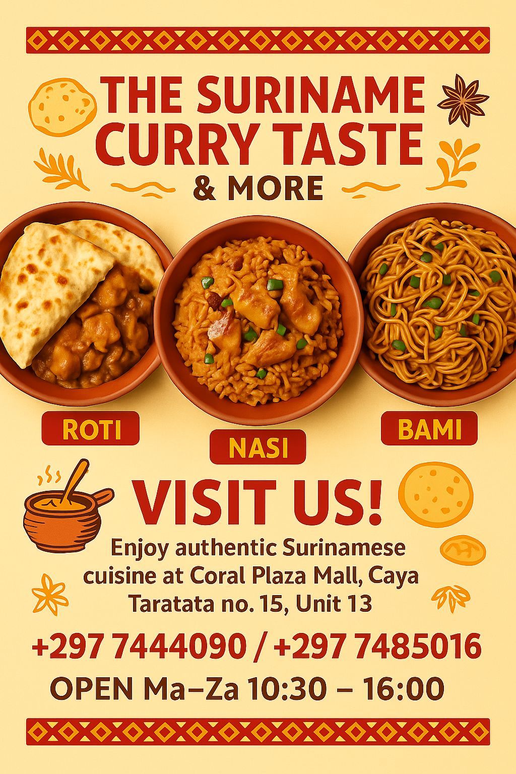 The Suriname Curry Taste Kitchen & More | Oranjestad Aruba