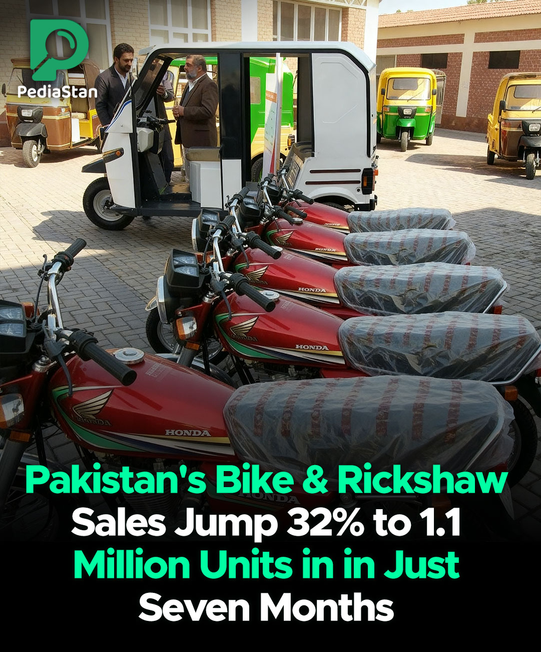 Pediastan - Pakistan’s bike and rickshaw sales have surged... | Facebook