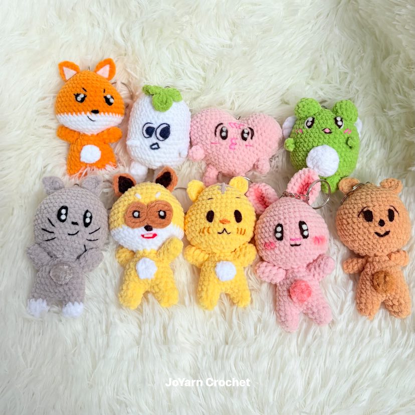 Amigurumi version of the AHOF Doll Keyring 🥰