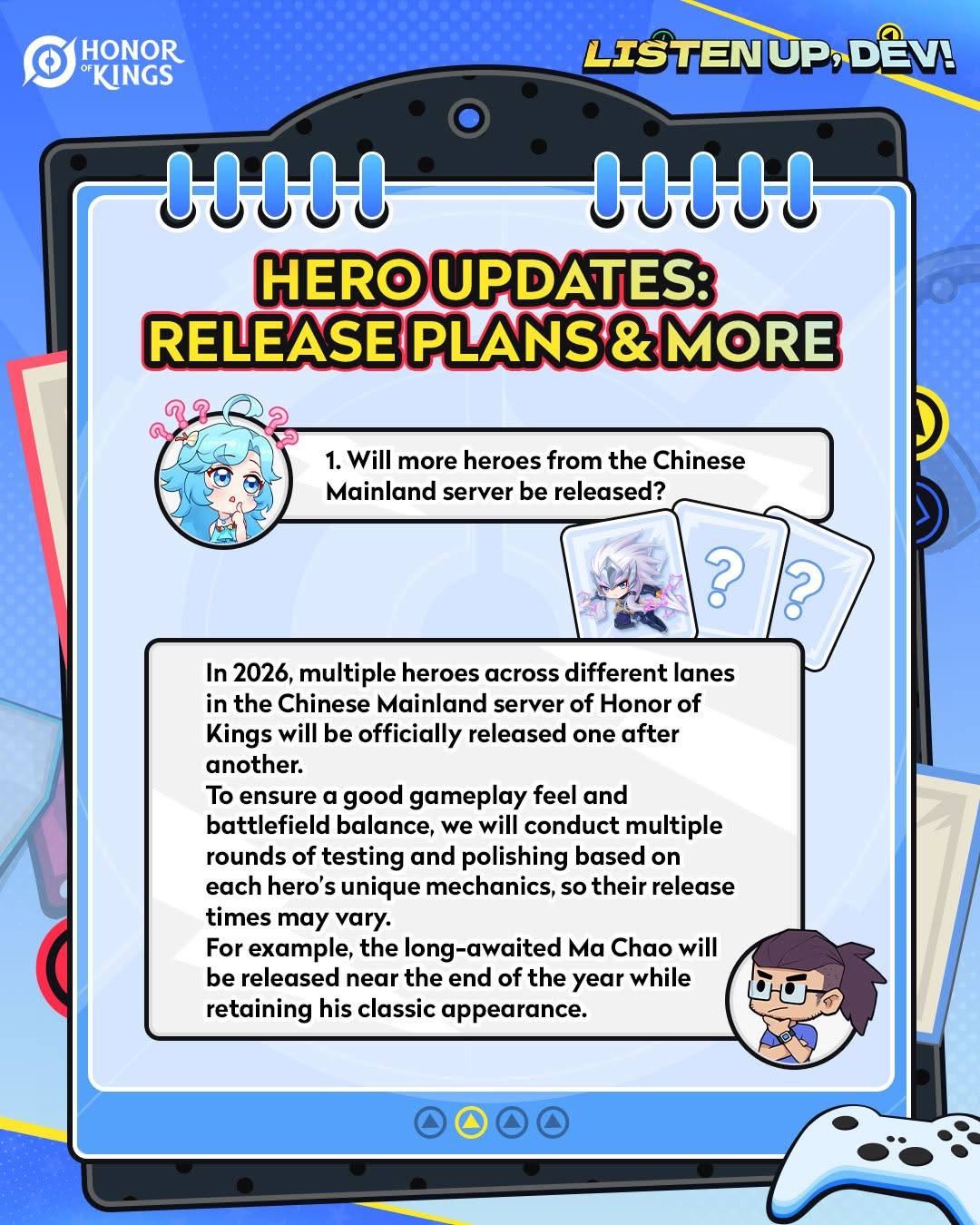 Ma Chao will be released by the end of this year #honorofkings