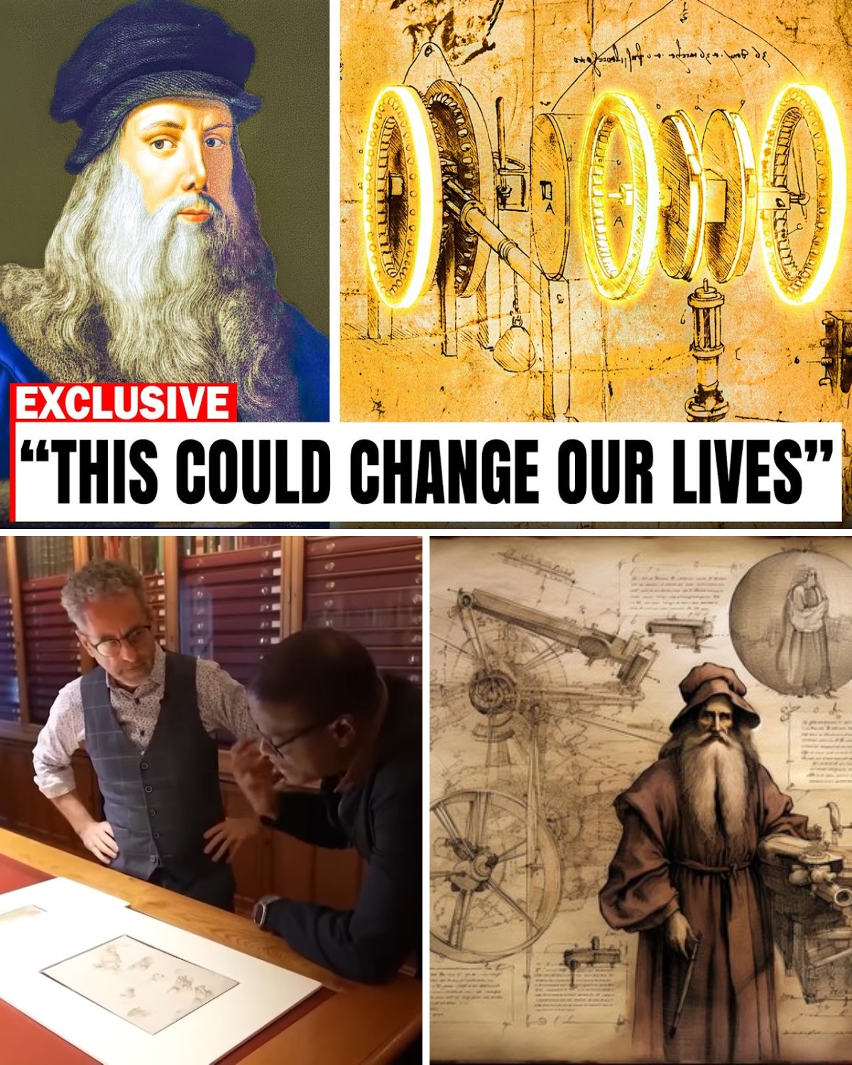 Mundo - 🚨 Da Vinci’s Forbidden Invention Has Just Been Scanned by AI ...
