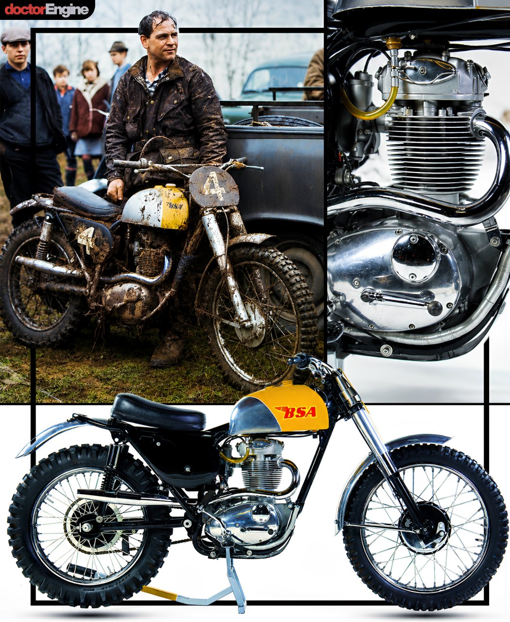 Jeff Smith BSA victor 500 #motocross #vintage