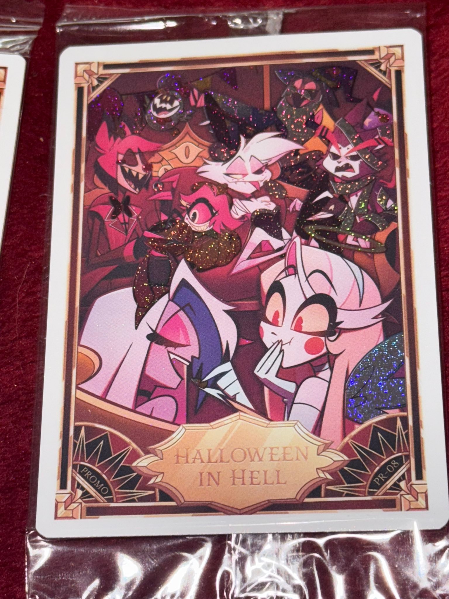 ハズビンホテル カード PR-08 HALLOWEEN IN HELL What are the deals for each Hazbin Hotel card?