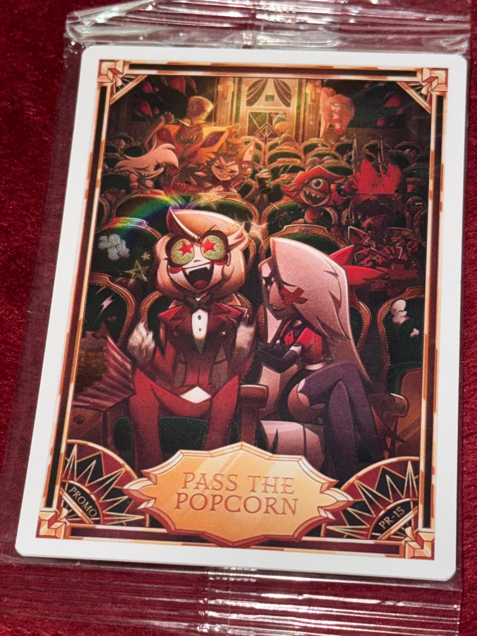 Hazbin Hotel Gravity and Pass the Popcorn trading cards for trade