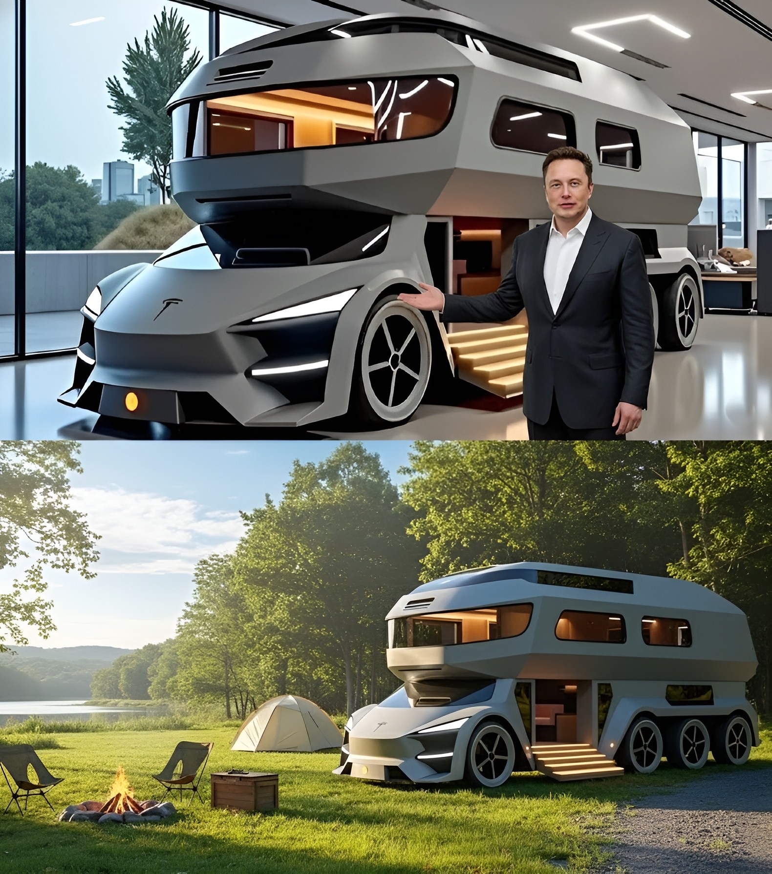 SKY - Tesla Motorhome, 2026 Tesla Motorhome, Tesla RV, electric RV ...