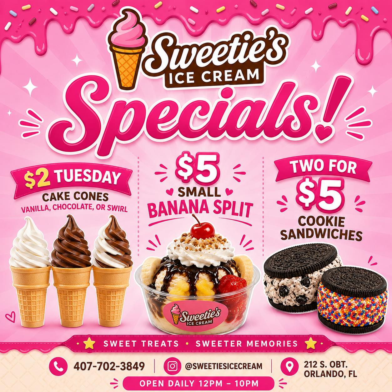 Sweetie's Ice Cream | Orlando FL