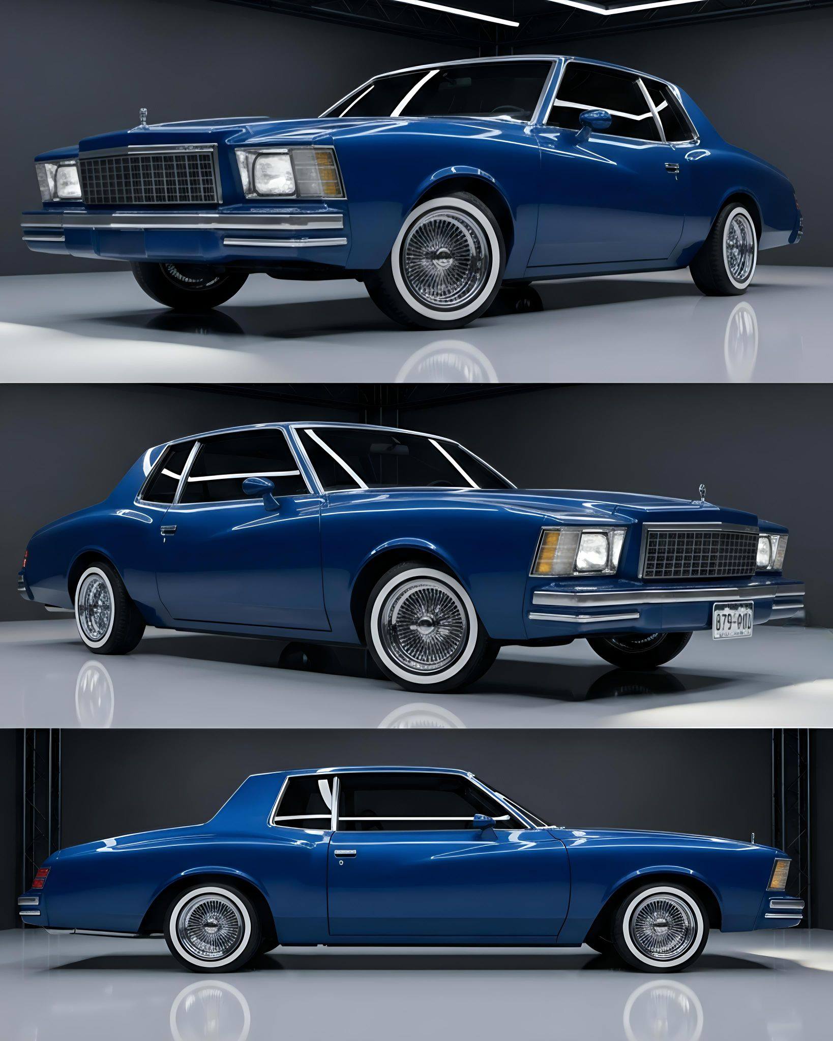 自動車 1/25 Trumpeter 1978 Monte Carlo lowrider Trumpeter 1:25