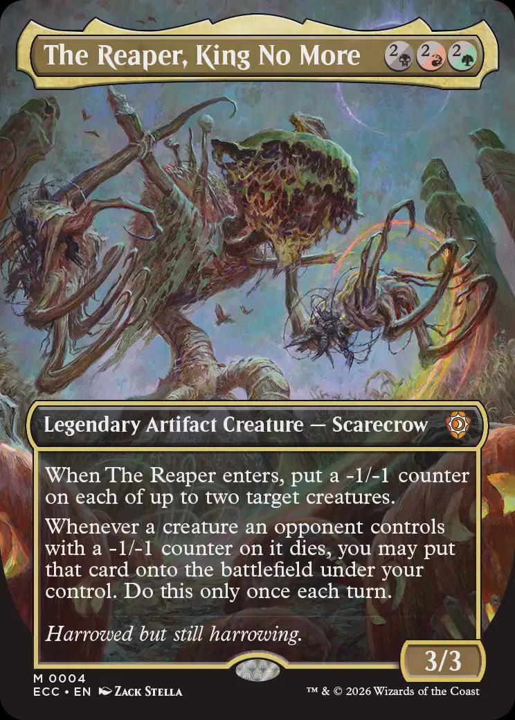 mtg scarecrow commander deck Scarecrows - EDH - Reaper King Most cards are Near Mint (NM) but some may be Lightly Played (LP) or Moderately Played (MP) Reaper King Scarecrow Tribal Five-Color