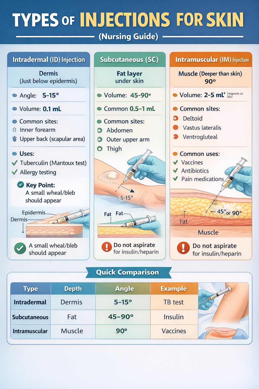 Stephane - Knowing the right injection type, angle, and site is ...