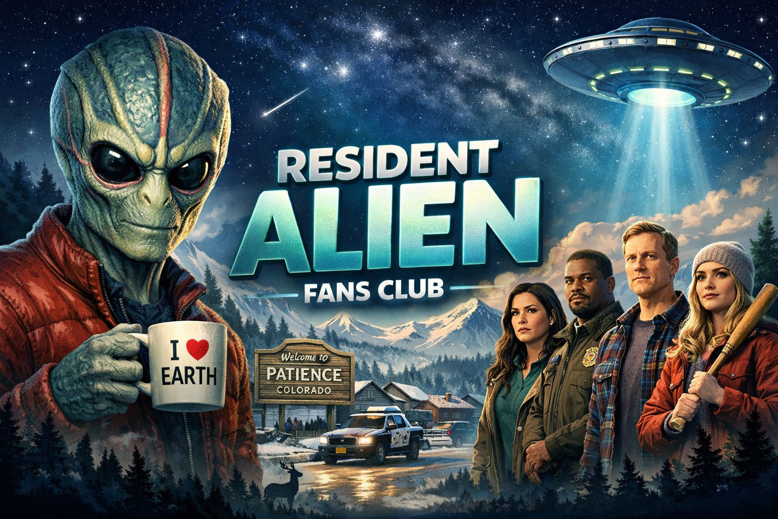 Resident alien fans club