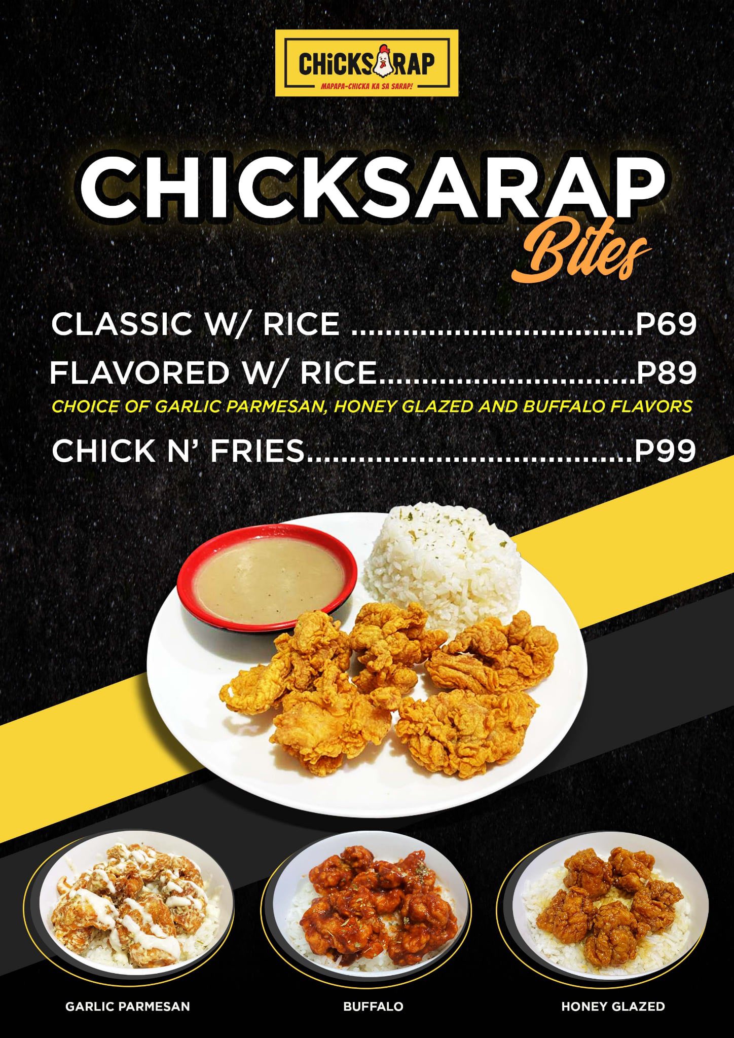 Chicksarap - 🚨 NEW NAME. NEW FLAVORS. SAME SARAP! Say... | Facebook