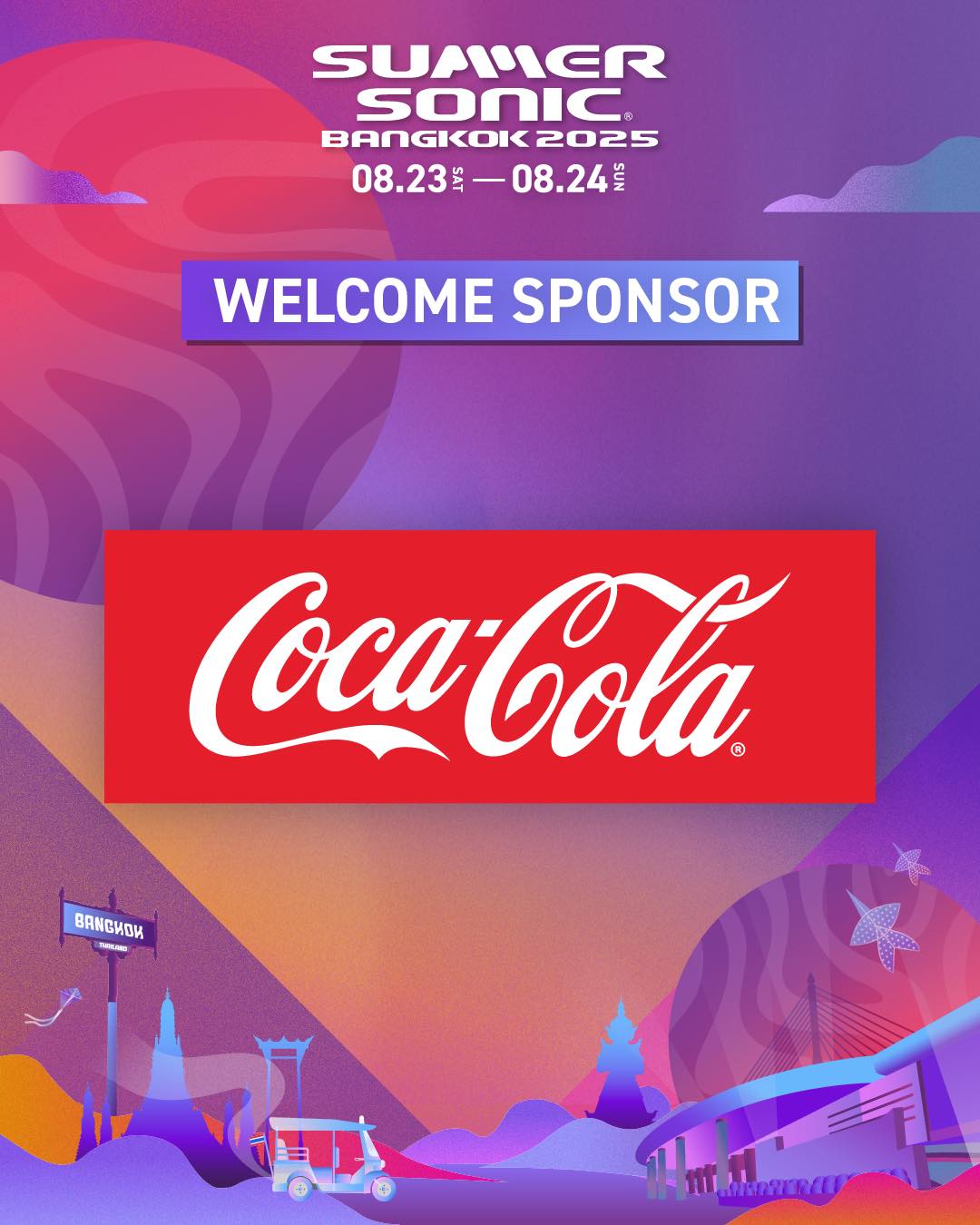 🎉 Welcoming #CocaCola as our... - Summer Sonic Bangkok | Facebook